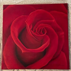 Original oil, Opus 5, by noted botanical artist Deborah Bigeleisen. 20”x 20”